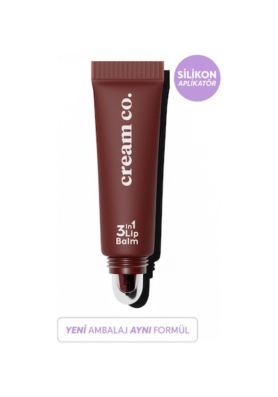 Cream Co. Onarıcı Besleyici Nemlendirici Dudak Bakımı 3in1 Lip Balm Black Cherry