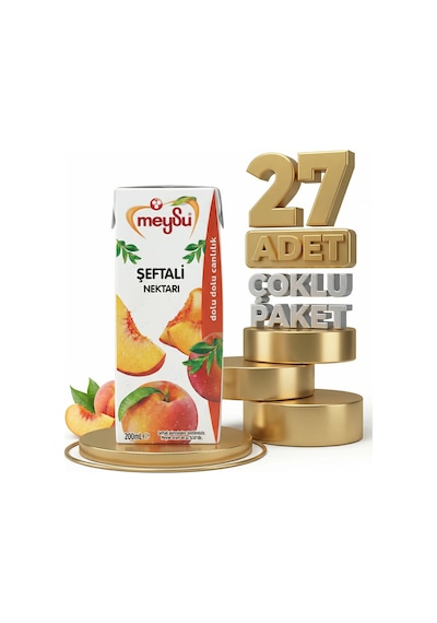 Meysu Nektar Şeftali 27x200 Ml