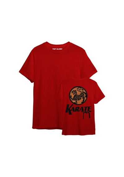 Top Glory Karate Baskılı T-shirt Karate Tişörtü