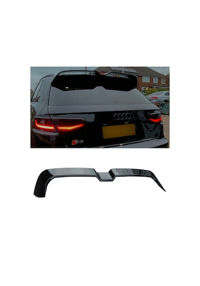 Autogp Audi A3 8v Bagaj Üstü Spoiler Pianoblack Boyalı Oettinger 2013 / 2020 Agp-bgz-sp-145431