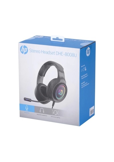 Hp DHE-8008U Kablolu Mikrofonlu Led Oyuncu Kulaklığı
