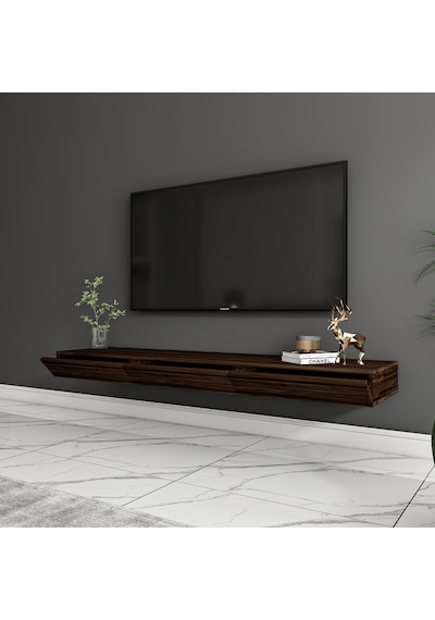 Avalon 3 Kapaklı Duvara Monte Tv Sehpası 140 Cm, Modern Minimal Tasarım, Tv Ünitesi - Sandık Ceviz Sandık Ceviz Avalon 3 Kapaklı Duvara Monte Tv Sehpası 140 Cm, Modern Minimal Tasarım, Tv Ünitesi - Sandık Ceviz Sandık Ceviz