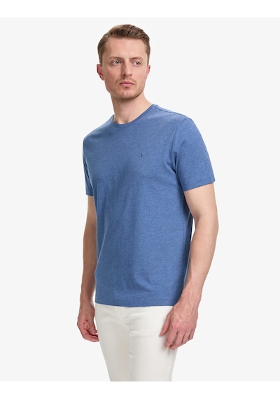 Pierre Cardin Erkek İndigo Melanj Tişört Basic 50325299-vr155