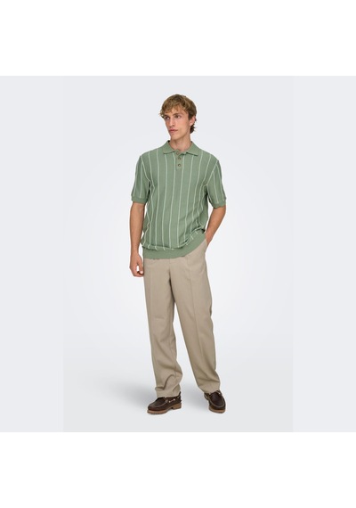 Only & Sons Saim Erkek Yeşil Polo Tişört 22037080-ıbg Yeşil