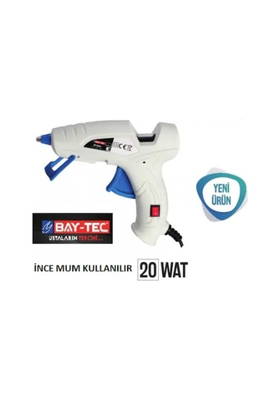 Sıcak Mum Silikon Tabancası Bay - Tec 20w 2 Adet Silikon