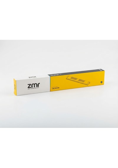 Zmr 714 Ultra Slim 12v 30a 360w İnce Led Driver Trafo Şerit Led Trafosu 348 X 53 X 22 Mm