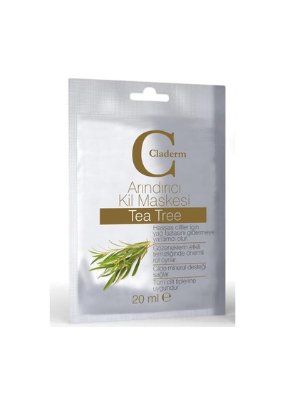 Claderm Kil Maskesi Sachet – Tea Tree 20 ML