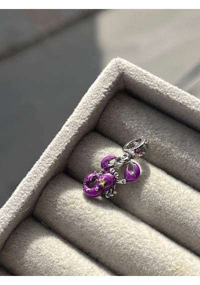Akrep Burcu Figür Charm Asafaccessory Mor