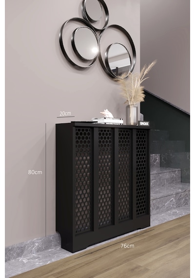 Dekoratif Petek Dolabı Kalorifer Peteği Kapatma Ünitesi Modern Tasarım İç Ölçü 76 Cm Dış Ölçü 80 Cm Petek 76 Siyah D6 Dekoratif Petek Dolabı Kalorifer Peteği Kapatma Ünitesi Modern Tasarım İç Ölçü 76 Cm Dış Ölçü 80 Cm Petek 76 Siyah D6