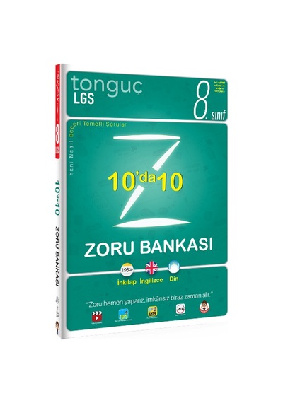 Tonguç Akademi 8. Sınıf Lgs 10 Da 10 Zoru Bankası