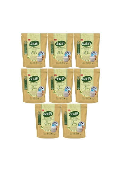 Dalan Doğal Granül Sabun Tozu 1kg Bebekler İçin %100 Zeytinyağlı 8 Li Set