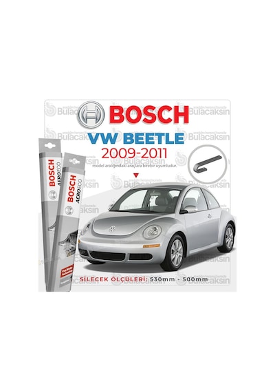 Volkswagen Beetle Muz Silecek Takımı 2005-2010 Bosch Aeroeco