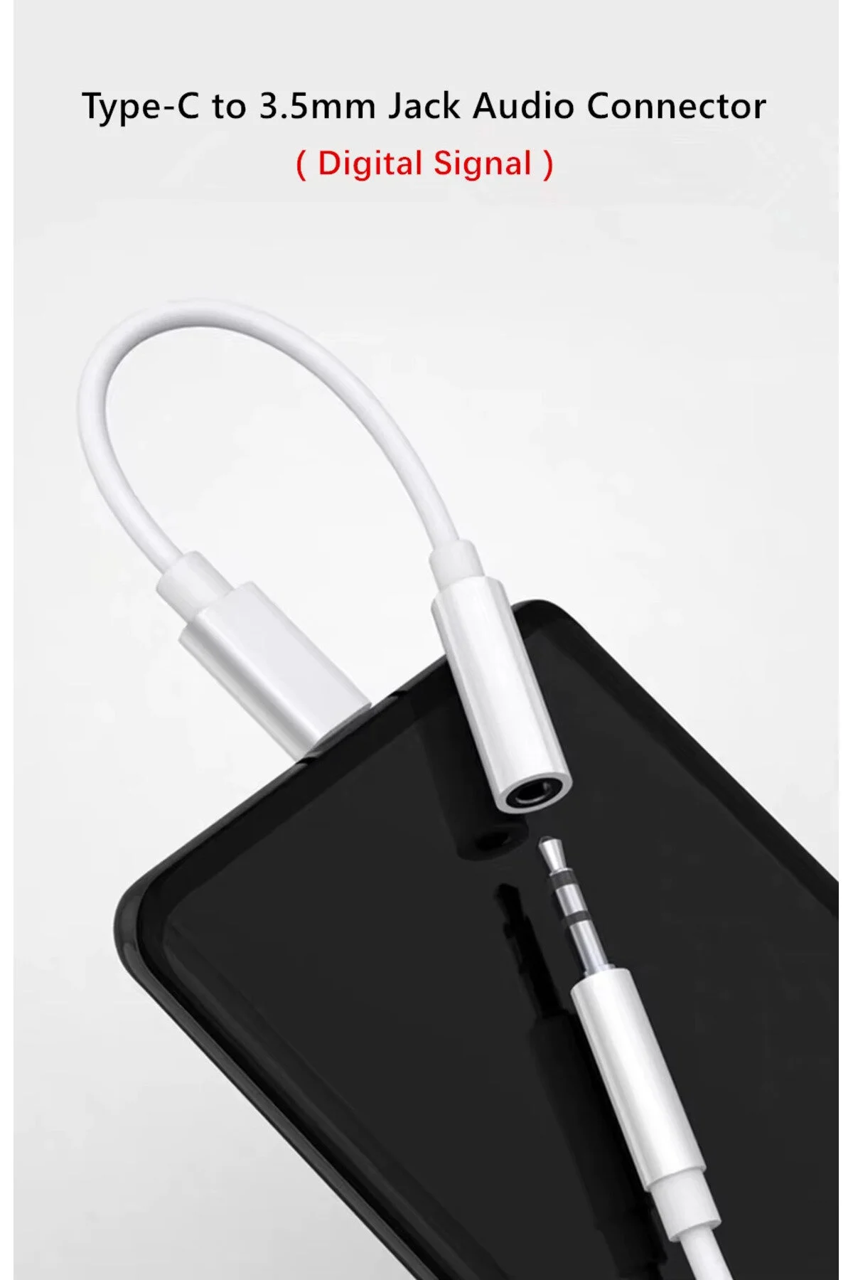 Type-c Aux Dönüştürücü Aparat 3.5mm Aux Kablo Otg Samsung İnfinix Huawei Oppo Redmi Uyumlu Kablo 1