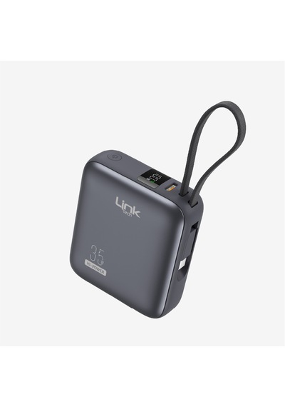 Pd35 Süper Hızlı Şarj 35w Turbo Destekli 10.000 Mah Powerbank Füme