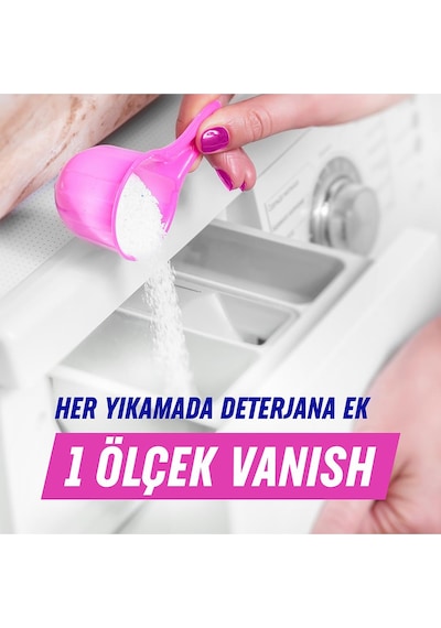Vanish Oxi Action Kristal Beyaz Deterjan Güçlendirici ve Leke Çıkarıcı Toz 970 Gr