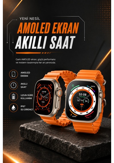 Akıllı Saat Gps Özelliği Bildirim Görme Adımsayar Sesli Görüşme Yapabilen Çok Renkli