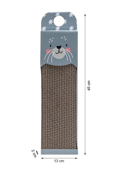 Kedi Karton Tırmalama, Mavi, 45cm