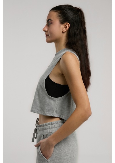 Everlast Ever Essentials Gri Melanj Kadın Atlet Gri Melanj