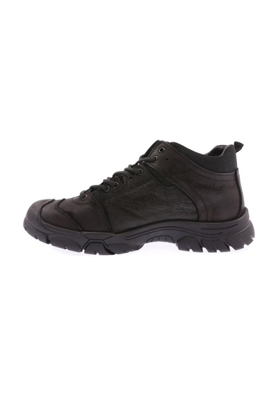 DGN Scootland 14287 Erkek Bağcıklı Sneakers Bilek Bot 14287-17-R1674 Siyah