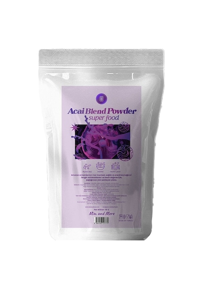 Doğal Acai Tozu - Superfood Acai Blend Powder, 50 Gr