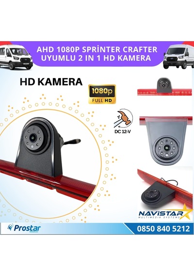 Sprinter Crafter Uyumlu Ahd 1080p Hd Kamera