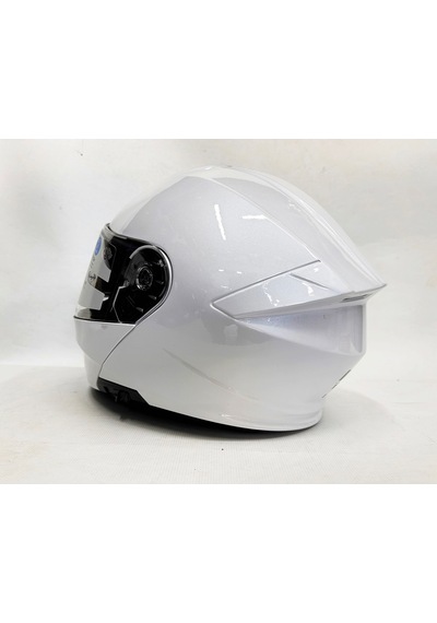 Mt Kask Genesis Sv Pure A0 Çene Açılır Kask Parlak Beyaz