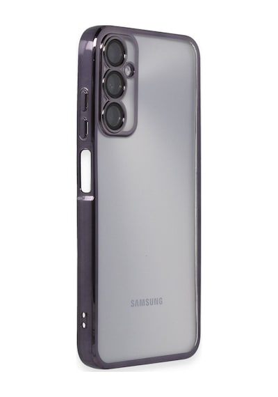 Samsung Galaxy A05s Uyumlu Kılıf Lensli Silikon - Mor
