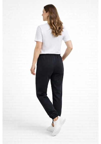 Novalisse Kadın Jogger Eşofman Altı , Cepli, Paça Lastilkl ,spor Pantolon - Siyah Çoklu Renk