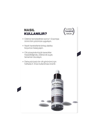 Siyah Pirinç Özlü Gözenek & Siyah Nokta Karşıtı Arındırıcı Peeling Serum 80ml
