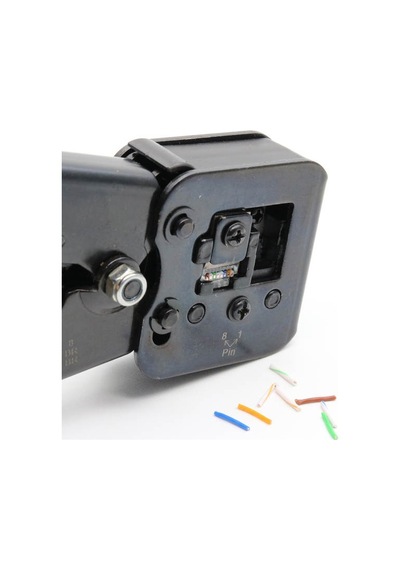 Delikli Cat6.Cat5 Yeni Nesil Ez Rj45 Plastik İnternet Jack Rj45