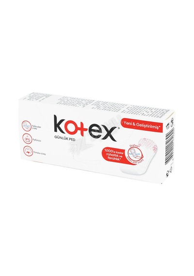 Kotex İnce Günlük Ped Parfümsüz 190 Gr