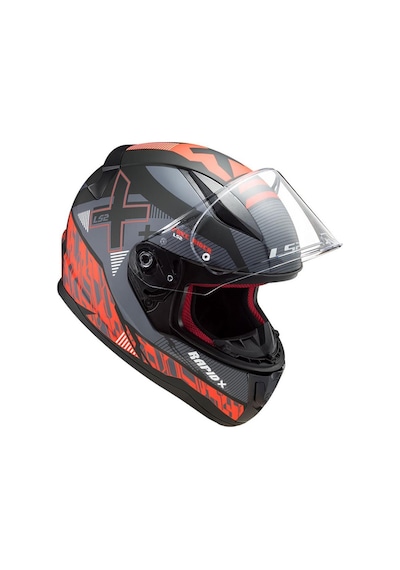 LS2 Rapid Xtreet Kask Kırmızı - Mat Siyah