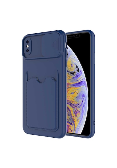 Xemu Apple Uyumlu iPhone Xs 5.8 Kılıf Kartix Kapak - Kırmızı Kirmizi