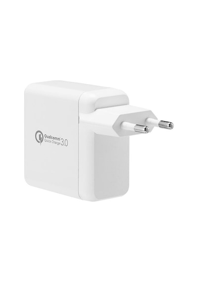 Spigen Essential F207 Qualcomm 3.0 Çift Usb İp Hızlı Şarj Aleti - 30w Hızlı Şarj Cihazı
