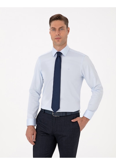 Pierre Cardin Erkek Açık Mavi Gömlek Basic 50315407-vr003