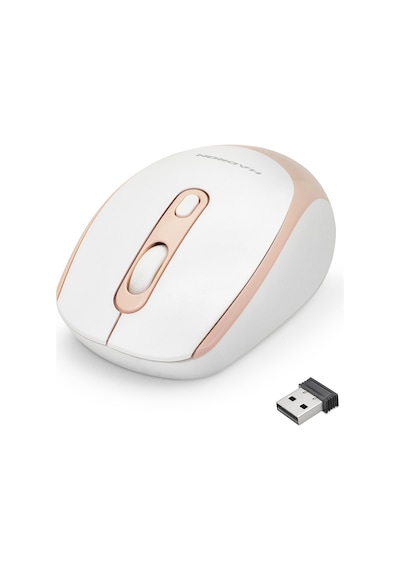 Kablosuz Mouse 800/1600 Dpi - Beyaz Pembe Hdx3406r