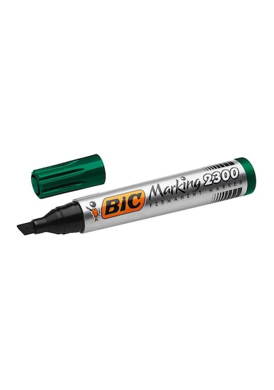 Bic Permanent Markör Kesik Uç Yeşil 2300