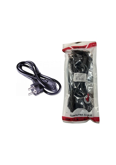 1.5 Metre Standart Power Kablosu Pc Bilgisayar Monitör Yazıcı Güç Kablosu 3 Pin Iec C13 Kasa Elektrik Bağlantı Kablosu