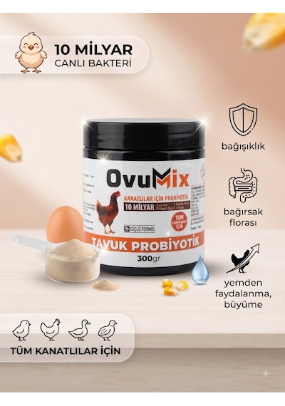 Tavuklar İçin Probiyotik Çok Güçlü 10 Milyar Yararlı B akteri Tüm