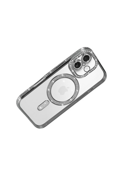 Apple iPhone  Uyumlu,  17 Joke Simli Magneticsafe Kılıf - Gümüş