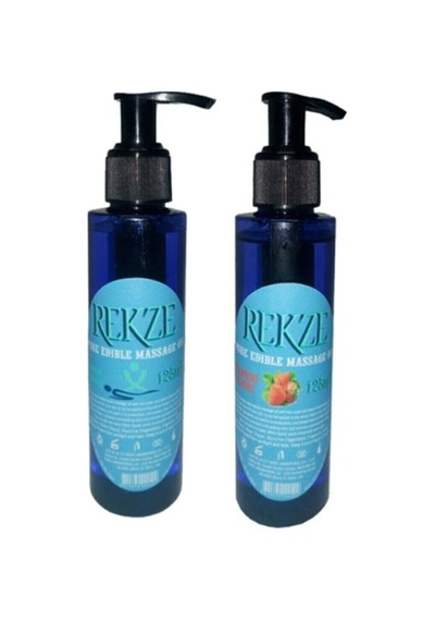 Rekze Erkeklere Ve Kadınlara Özel Sade Ve Çilek Aromalı Masaj Yağı Massage Oil