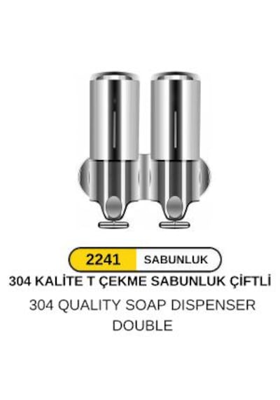 Dolumax T Çekmeli Sıvı Sabunluk Ve Şampuan Verici 2 Li Parlak