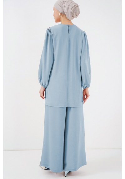 Bigdart Ayrobin Tunik Pantolon Alt Üst Takım 6712 - Açık Mavi