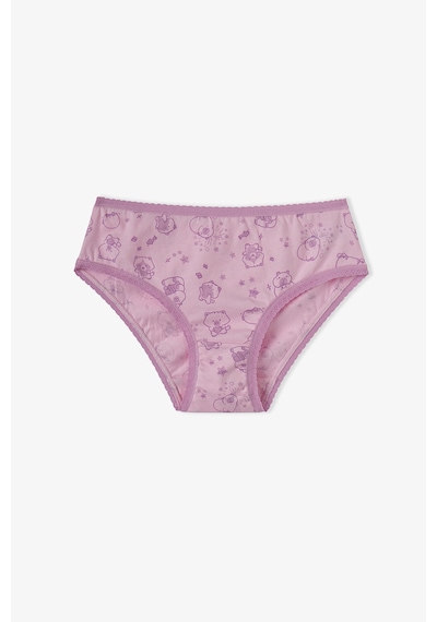 Penti Kız Çocuk Pembe Sevimli Party Pamuklu 5li Slip Külot