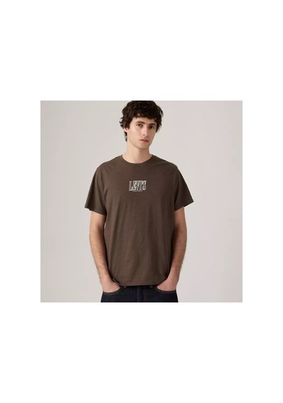 Levi's Ss Relaxed Fit Tee Rope Serif Logo Brack Kahverengi Erkek T-shirt
