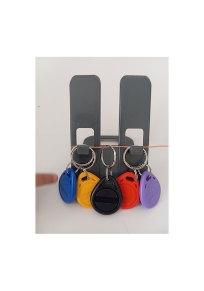 Sr-602 H Yazılabilir Ve Kopyalanabilir Rfıd Proximity Anahtarlık 125 Khz Keyfob Geçiş Kontrol Çipi 50 Adet