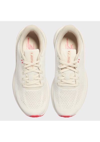 Under Armour Sonic 7 Kadın Ekru Koşu Ayakkabısı Beyaz