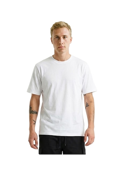 Sportive Bane Erkek Beyaz Günlük Stil T-shirt 26ye0017-kbyz