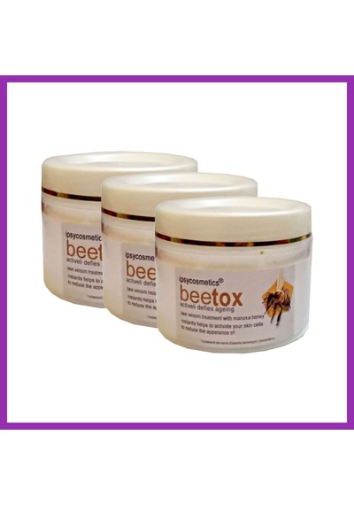 Bezos İpsycosmetics Beetox Doğal Arı Özü - Yüz Cilt Dekolte Boyun Kremi 100 Ml X 3 Adet Bty 16711895