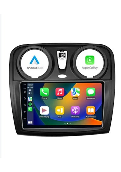 Foxus Dacia Dokker 2012 2020 64gb Hafıza Android Dokunmatik Ekran Oto Teyp - Carplay Wifi Gps Bluetooth Kamera Destekli Oem